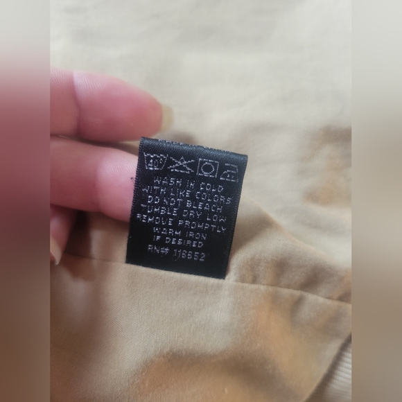 Monarchy LA Jacket M Beige Embroidered Distressed Corduroy - Picture 8 of 8